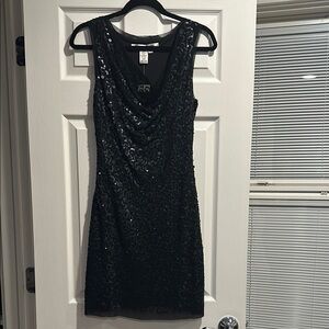 Max Studio Black Sequin Dress - Size Small NWT
